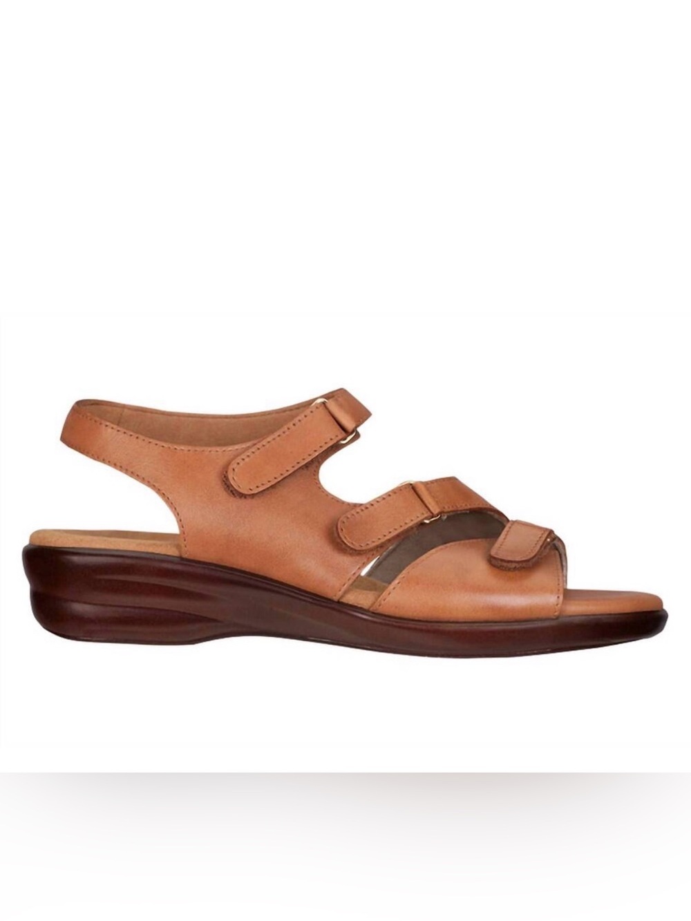 SAS TriPad Comfort Tabby Slingback Sandal Tan Leather size 8.5 Slim